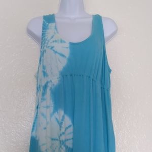 Rxb Tye dye blue maxi dress